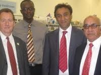 Cllr Bell with his Labour Friend Dr Sahota