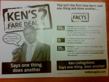 You can't trust Ken on fares
